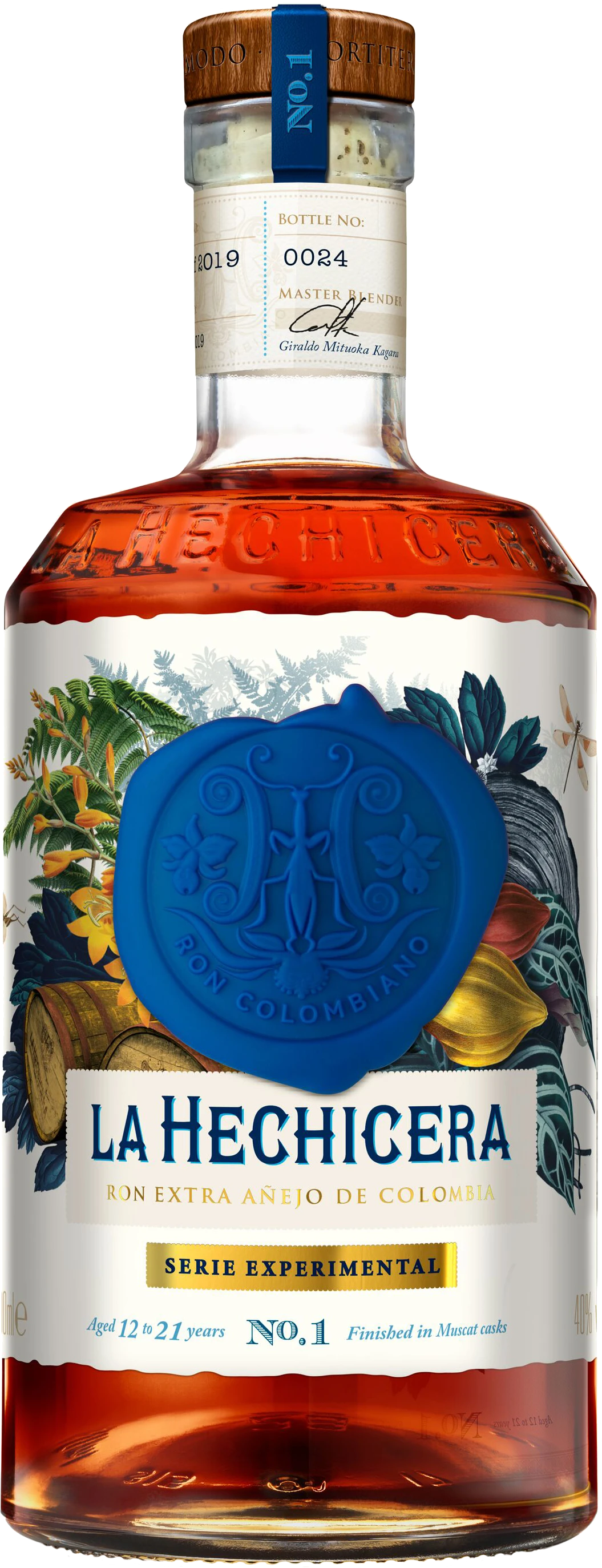 La Hechicera Rum Serie Experimental No.1 Moscatel Cask Finish 43% 0,7l 3 La Hechicera Rum Serie Experimental No.1 Moscatel Cask Finish 43% 0,7l