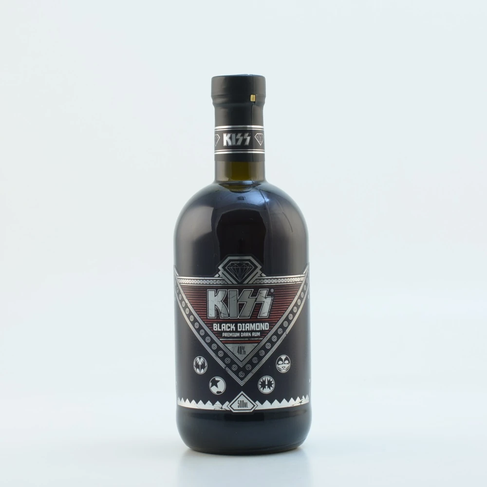 Kiss Black Diamond Rum 40% 0,5l 4 Kiss Black Diamond Rum 40% 0,5l – Bild 2