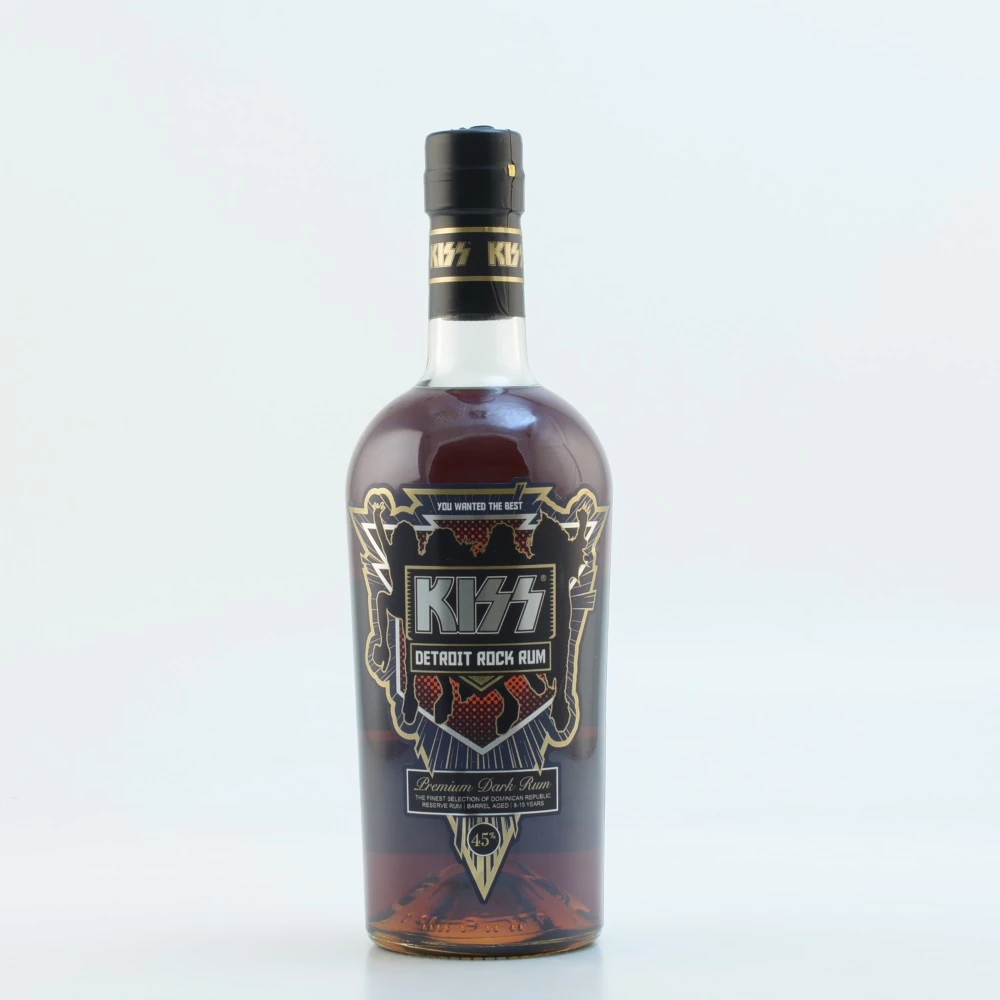 Kiss Detroit Rock Rum 45% 0,7l 4 Kiss Detroit Rock Rum 45% 0,7l – Bild 2