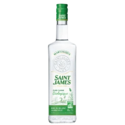 Saint James Rhum Blanc Biologique 40% 0,7l