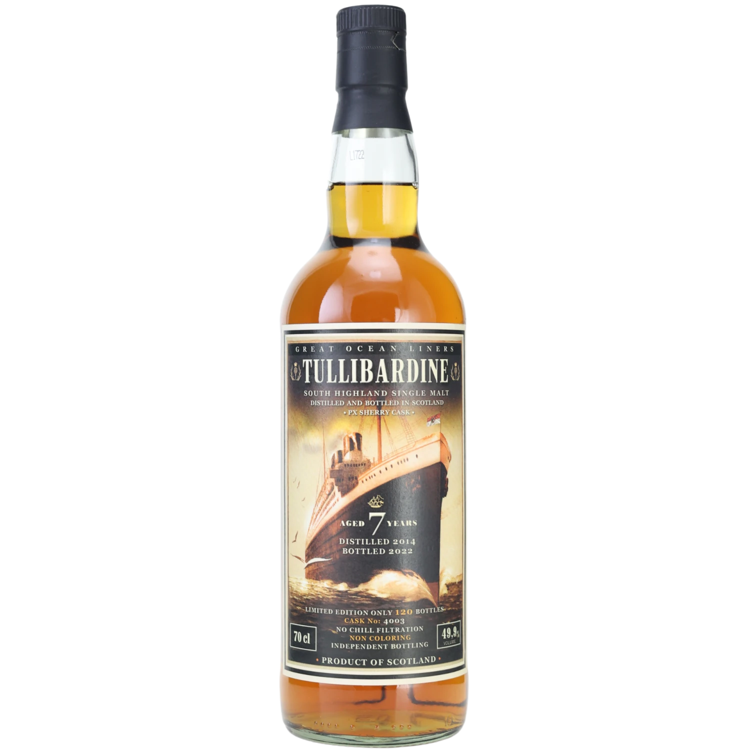 Tullibardine 7 Jahre Whisky 49,9% 0,7l 3 Tullibardine 7 Jahre Whisky 49,9% 0,7l