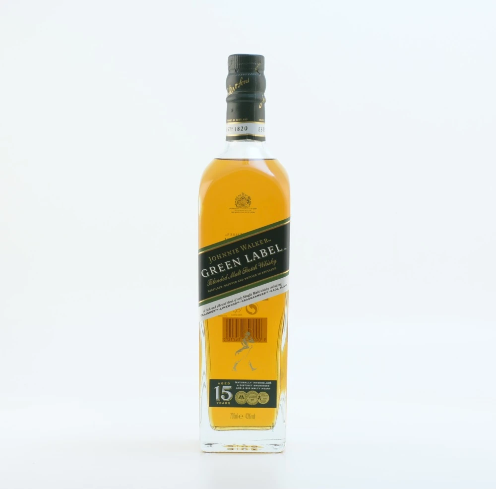 Johnnie Walker Green Label 15 Jahre 43% 0,7l 4 Johnnie Walker Green Label 15 Jahre 43% 0,7l – Bild 2