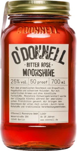 O'Donnell Original Moonshine Bitter Rose 25% 0,7l