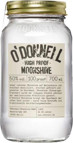 O'Donnell Original High Proof Moonshine 50% 0,7l
