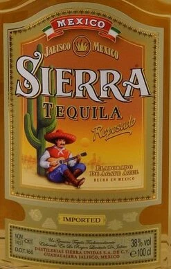 Sierra Tequila Reposado 38% 1,0l -KISS Verkäufe 297632 Product c533