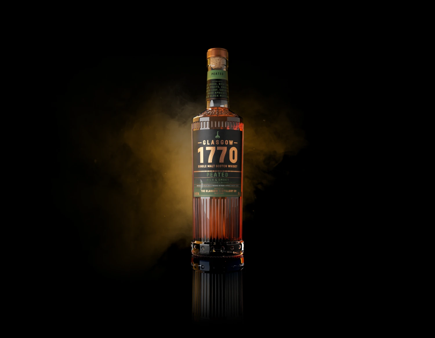 Glasgow 1770 Peated Rich & Smoky 46% 0,7l 4 Glasgow 1770 Peated Rich & Smoky 46% 0,7l – Bild 2