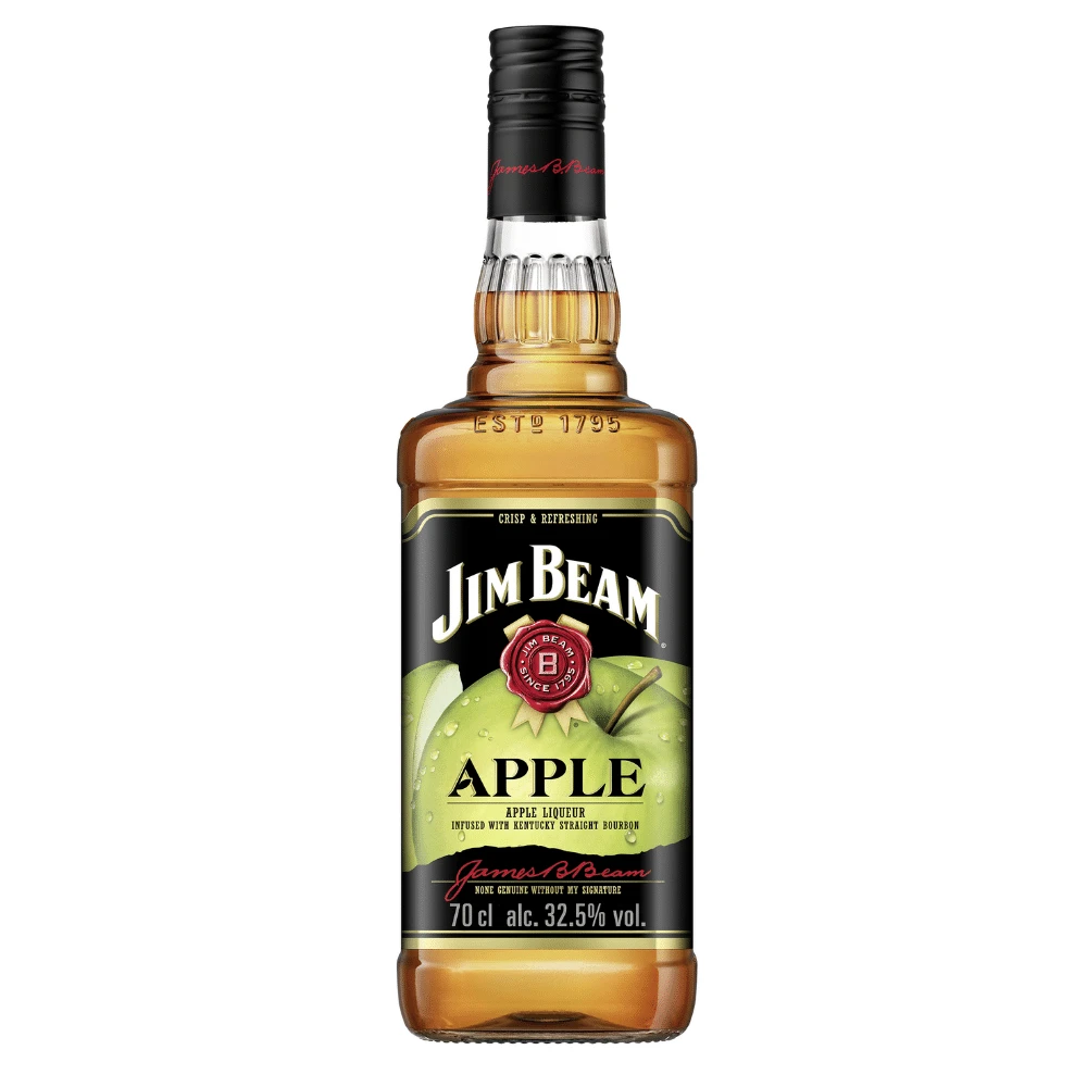 Jim Beam Apple Bourbon Whiskylikör 32,5% 0,7l 3 Jim Beam Apple Bourbon Whiskylikör 32,5% 0,7l