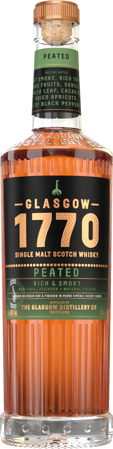Glasgow 1770 Peated Rich & Smoky 46% 0,7l 3 Glasgow 1770 Peated Rich & Smoky 46% 0,7l