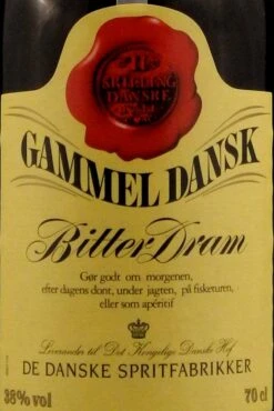 Gammel Dansk Bitter Dram 38% 0,7l -KISS Verkäufe 309370 Product af9d