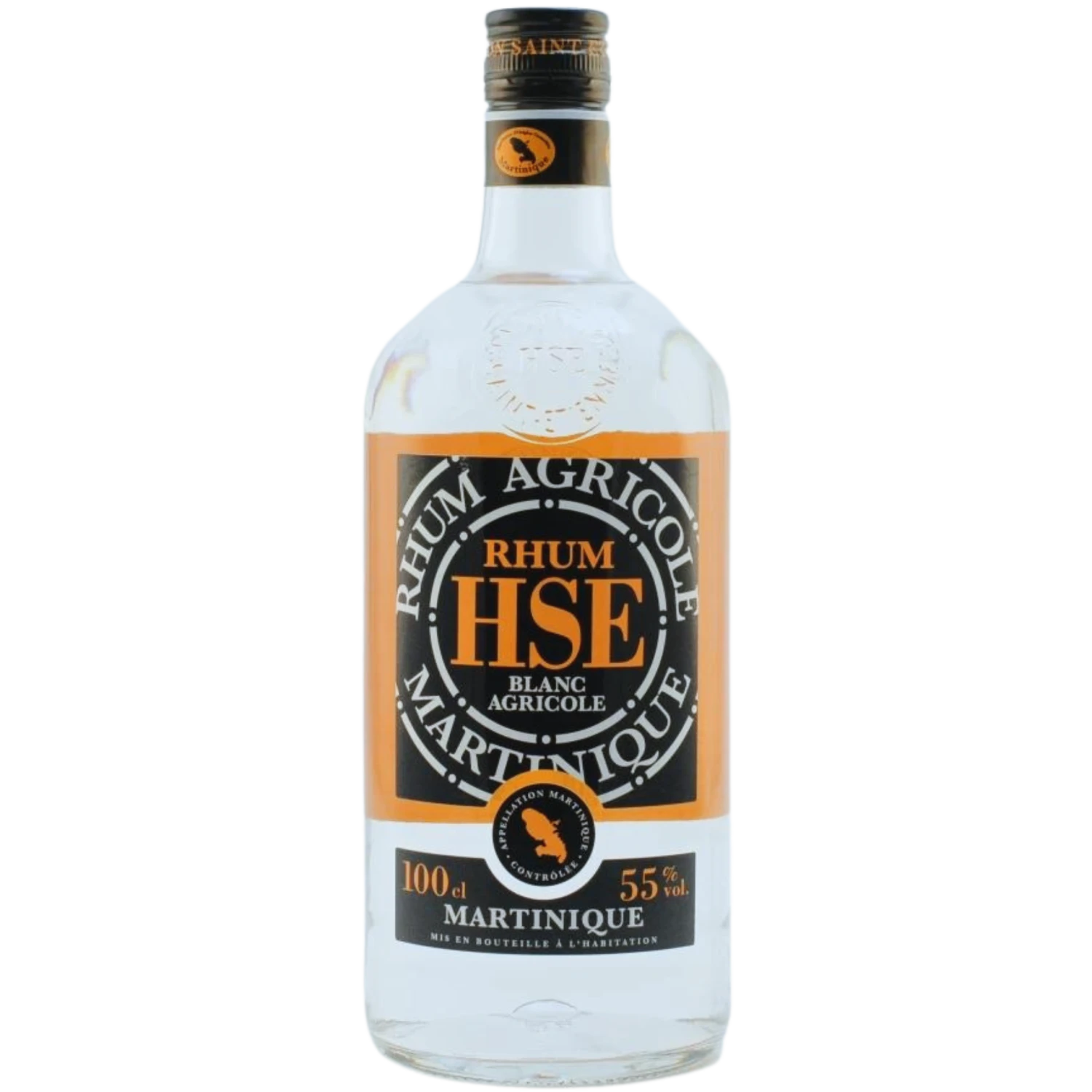 H.S.E. Rhum Blanc Agricole 55% 1,0l 3 H.S.E. Rhum Blanc Agricole 55% 1,0l