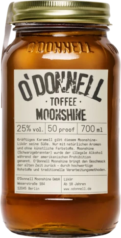 O'Donnell Original Moonshine "Toffee" 25% 0,7l