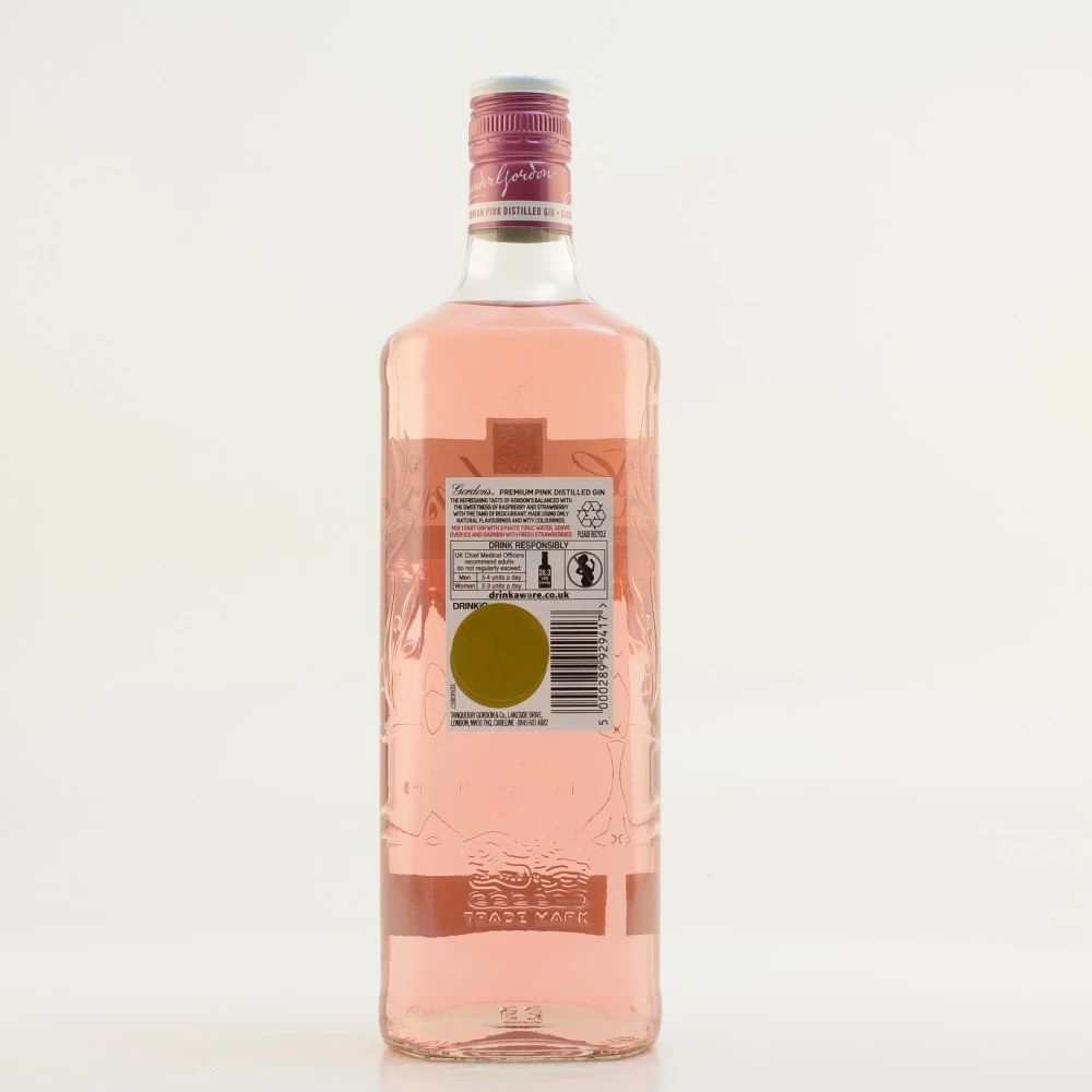 Gordons Pink Gin 37,5% 0,7l 4 Gordons Pink Gin 37,5% 0,7l – Bild 2