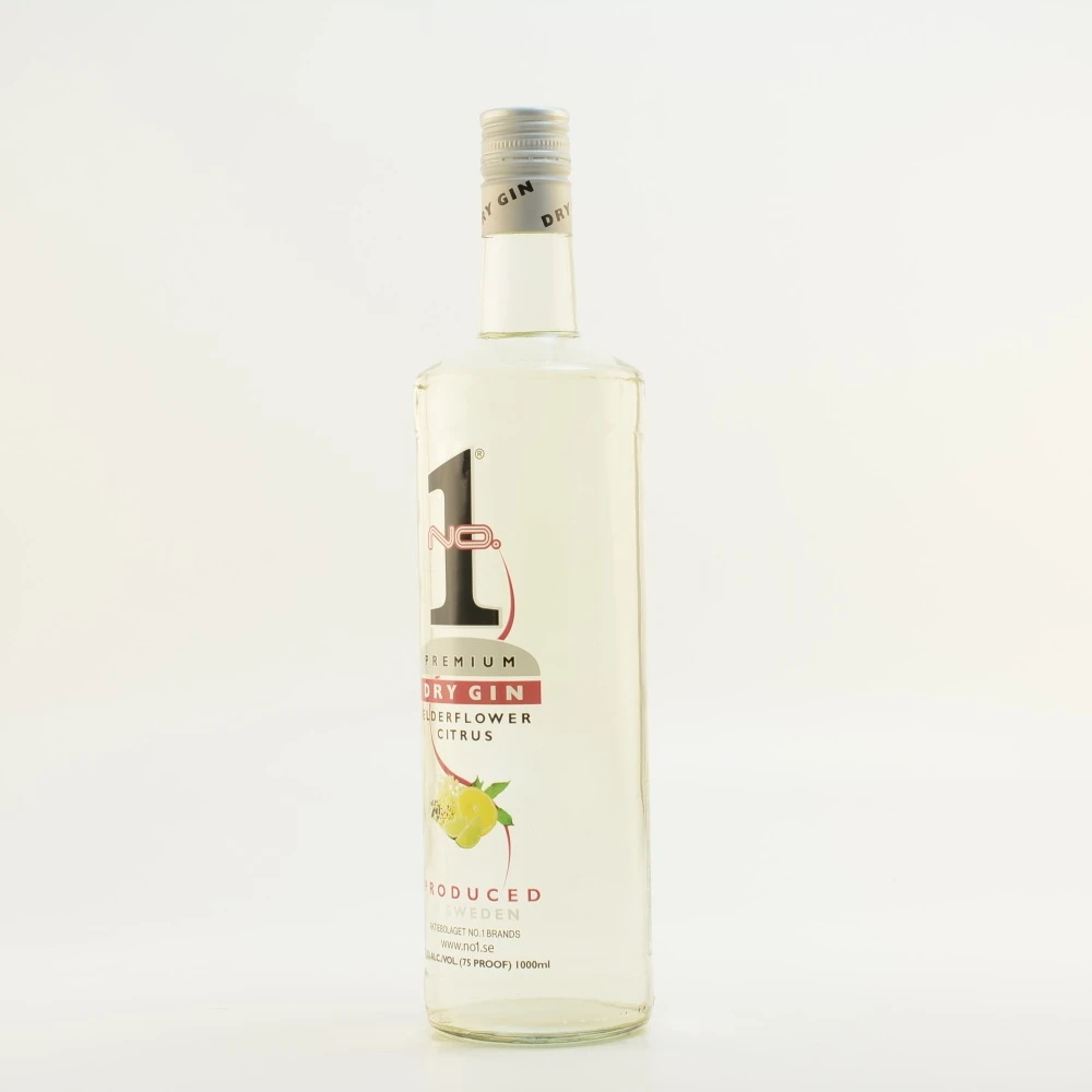 No. 1 Dry Elderflower Citrus Gin 37,5% 1,0l 5 No. 1 Dry Elderflower Citrus Gin 37,5% 1,0l – Bild 3