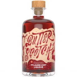 Butterscotch Pflaume Zimt Likör 20% 0,5l + 2 Shotgläser