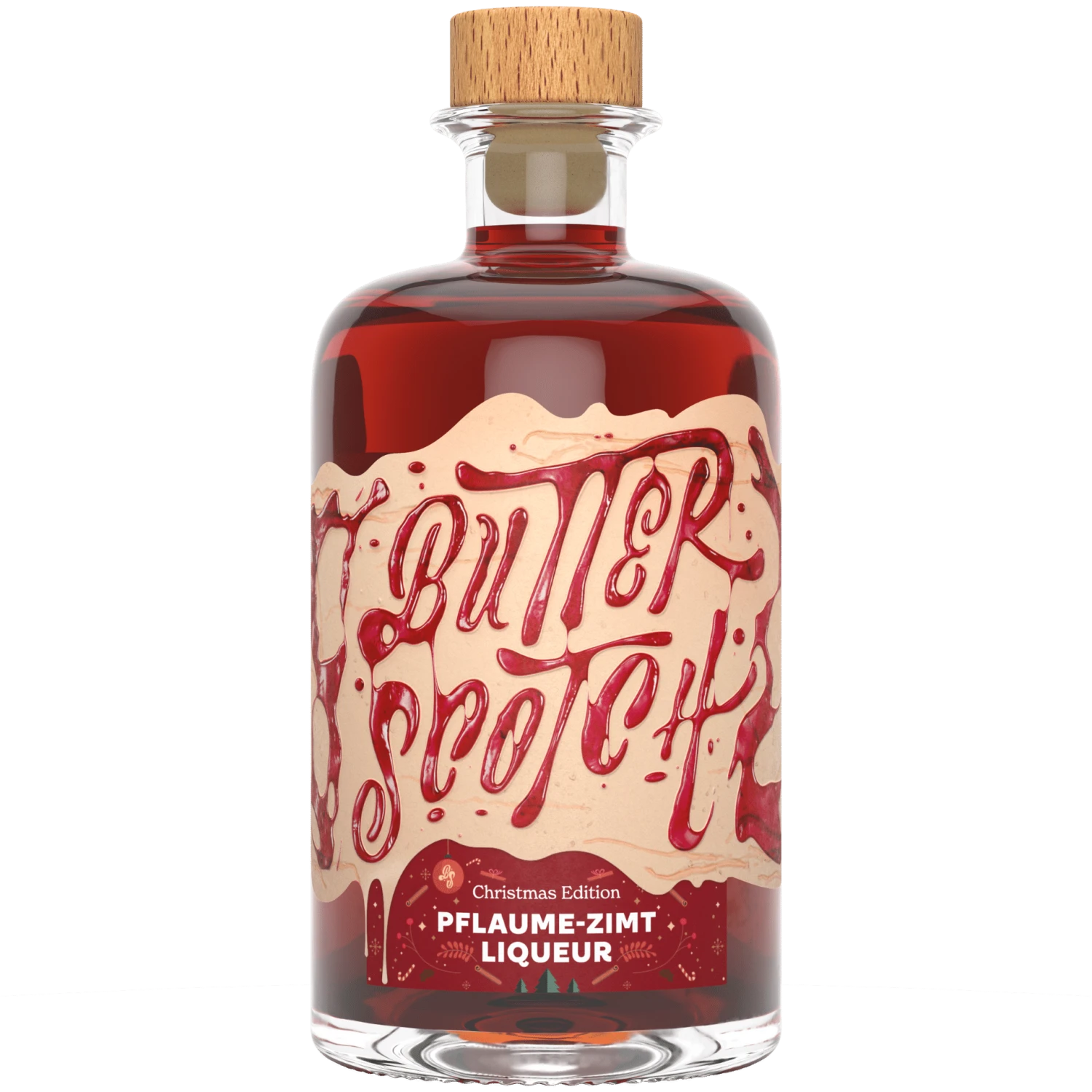 Butterscotch Pflaume Zimt Likör 20% 0,5l + 2 Shotgläser 3 Butterscotch Pflaume Zimt Likör 20% 0,5l + 2 Shotgläser