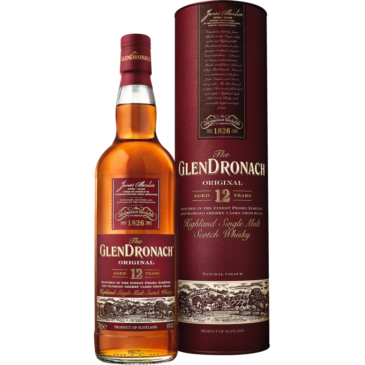 Glendronach 12 Jahre Speyside Whisky 43% 0,7l 3 Glendronach 12 Jahre Speyside Whisky 43% 0,7l