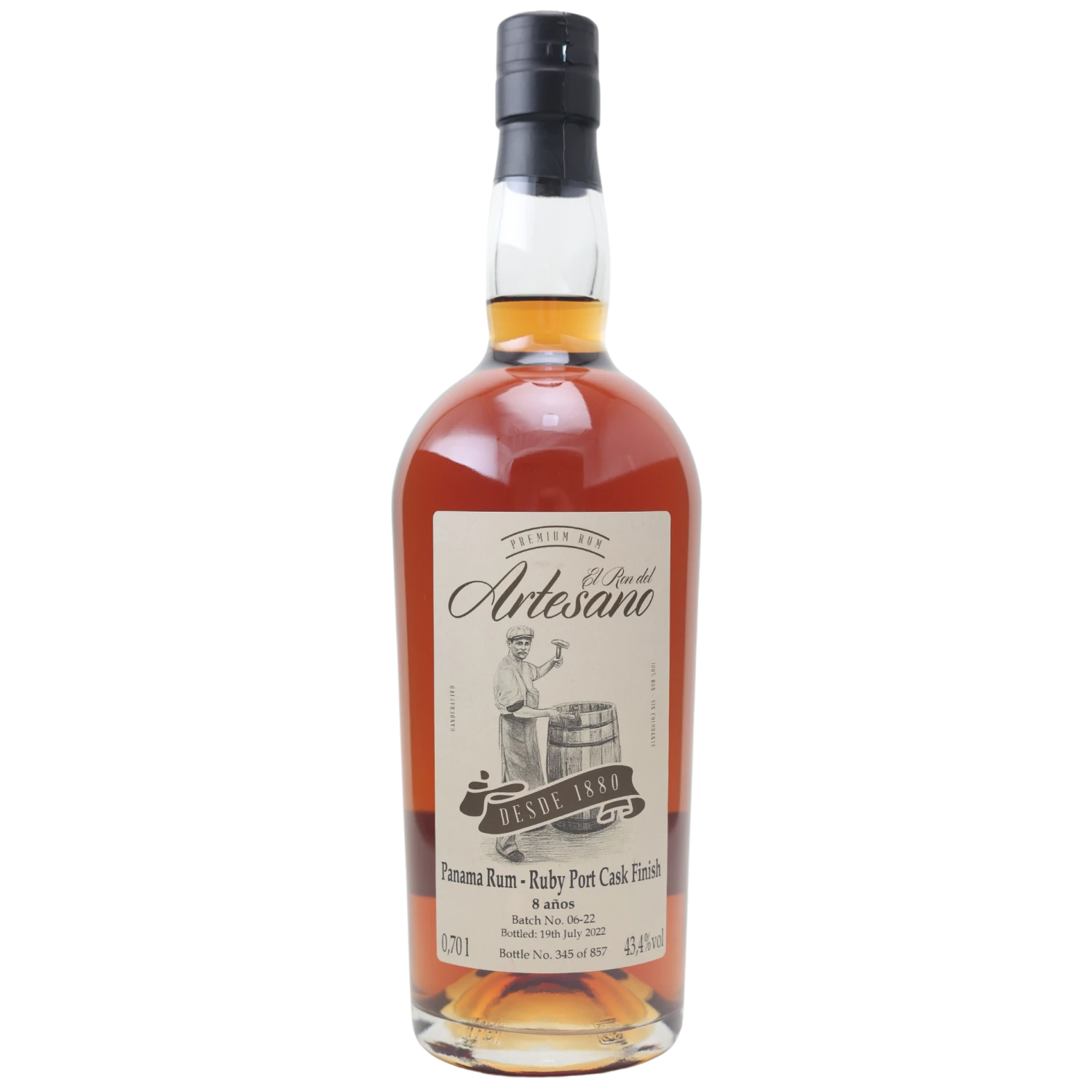 El Ron Del Artesano 8 Jahre Ruby Port Cask Finish 43,4% 0,7l 3 El Ron Del Artesano 8 Jahre Ruby Port Cask Finish 43,4% 0,7l