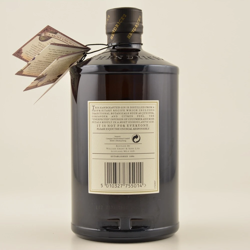 Hendricks Gin 44% 0,7l 6 Hendricks Gin 44% 0,7l – Bild 4